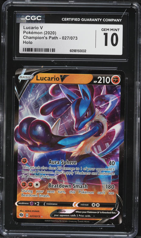 lucario v pokemon card value Buy Forces Tin [Lucario V] [1FF] Aura Sphere (120) Weakness / Resistance / Retreat Cost eBay Auction Item 375506909299 TCG