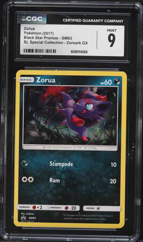 2025 Pokemon Scarlet & Violet White Flare IR Zorua #142 CGC 9.5 MINT+ on  Fanatics Collect