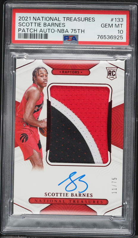 2021 Panini Prizm Mojo Scottie Barnes ROOKIE /25 #320 PSA 9 MINT