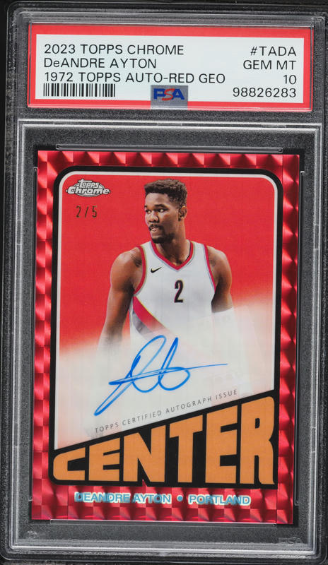 2018 Panini Prizm Mosaic Blue DeAndre Ayton ROOKIE #18 PSA 10 GEM