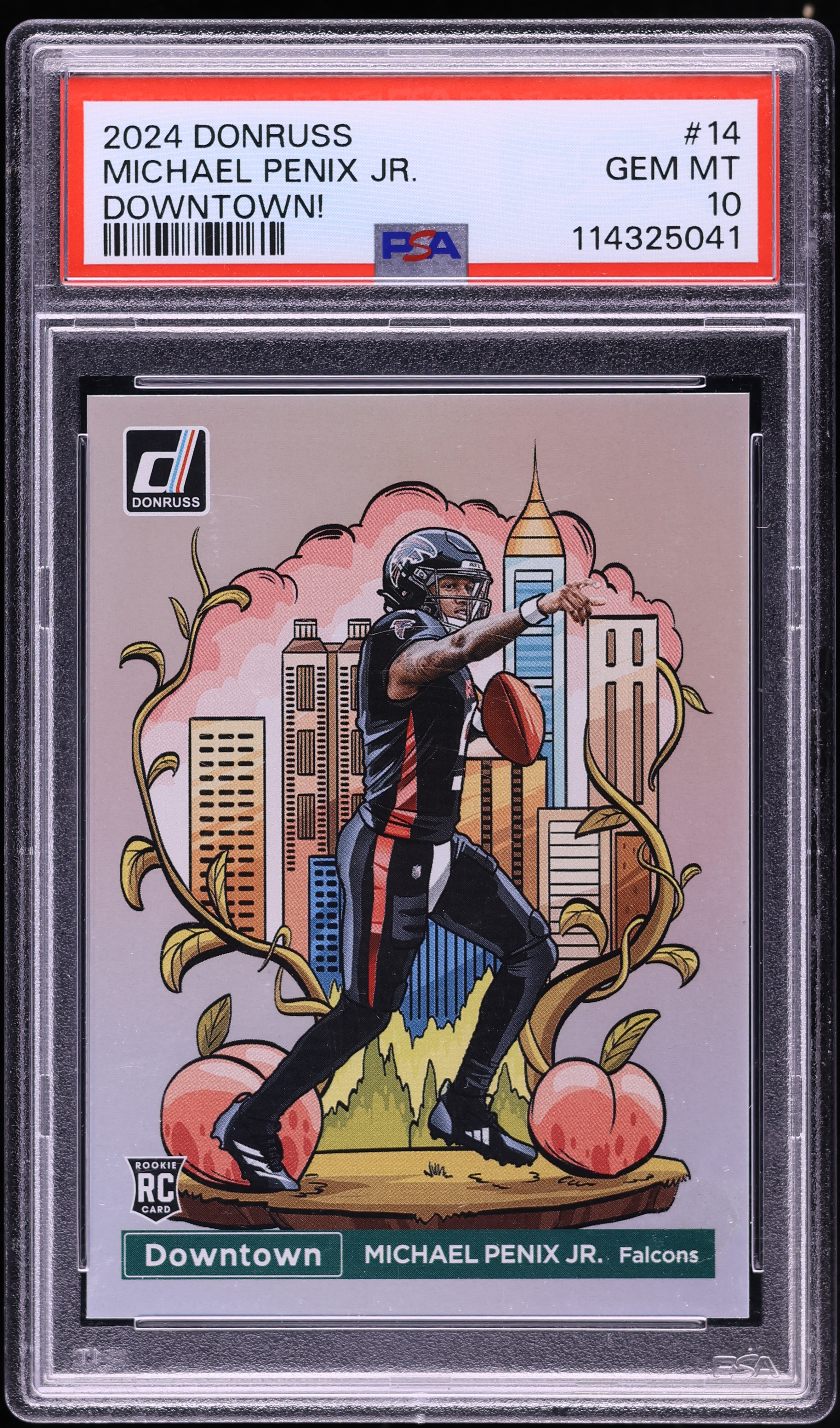 2024 Donruss Downtown Michael Penix Jr. ROOKIE #14 PSA 10 GEM MINT