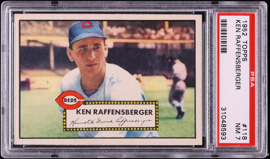 1952 Topps Ken Raffensberger #118 PSA 7 NRMT
