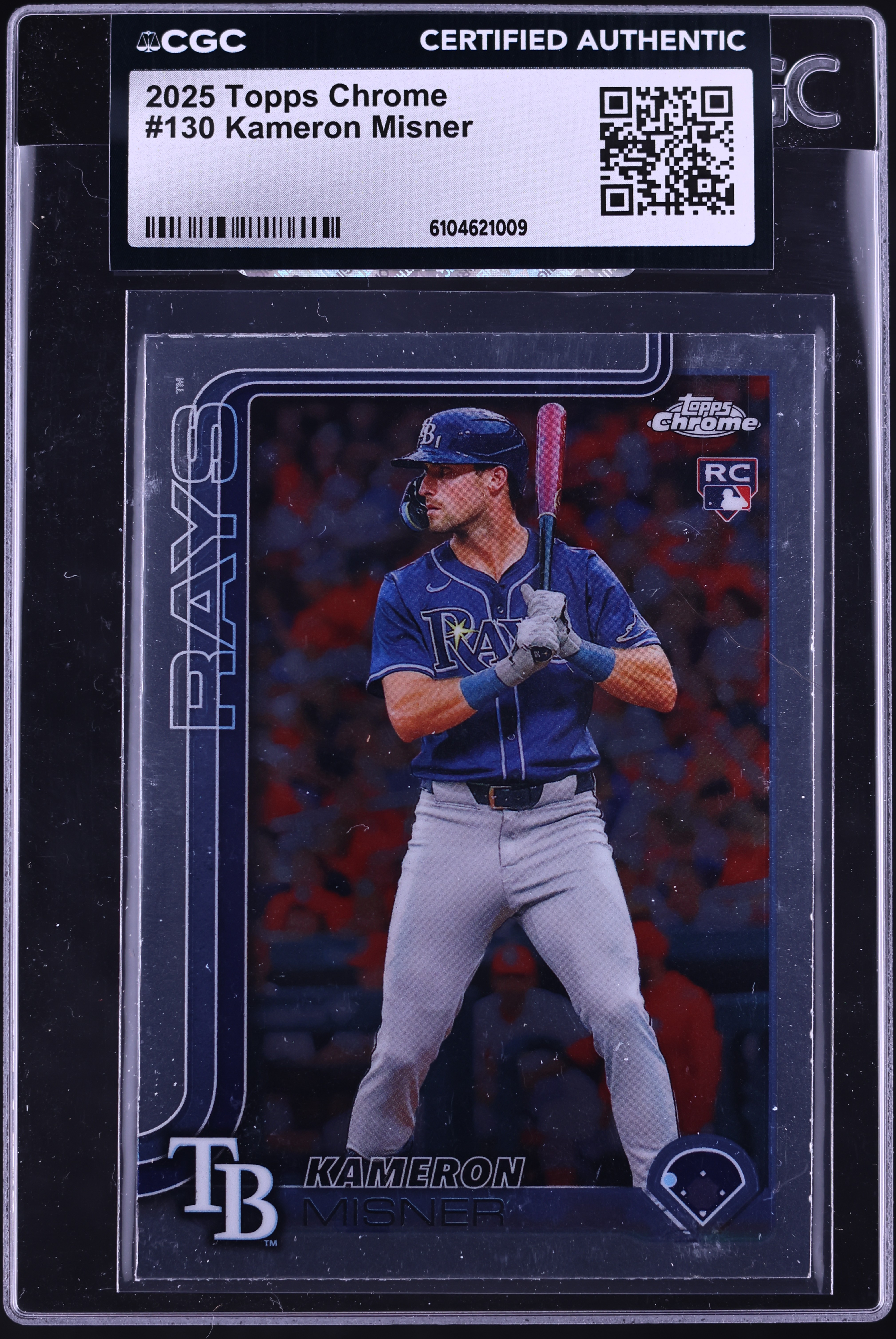 2025 Topps Chrome Kameron Misner ROOKIE #130 CGC AUTH on Fanatics 