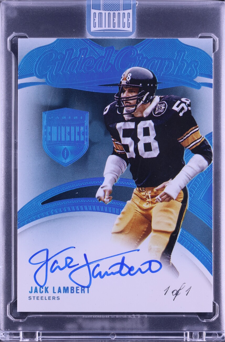 2024 Panini Eminence Gilded Graphs Platinum Jack Lambert AUTO 1/1 #GG-JLT CGC AUTH