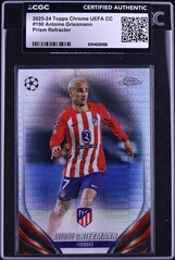 2023 Topps Chrome UEFA Club Competitions Prism Refractor Antoine