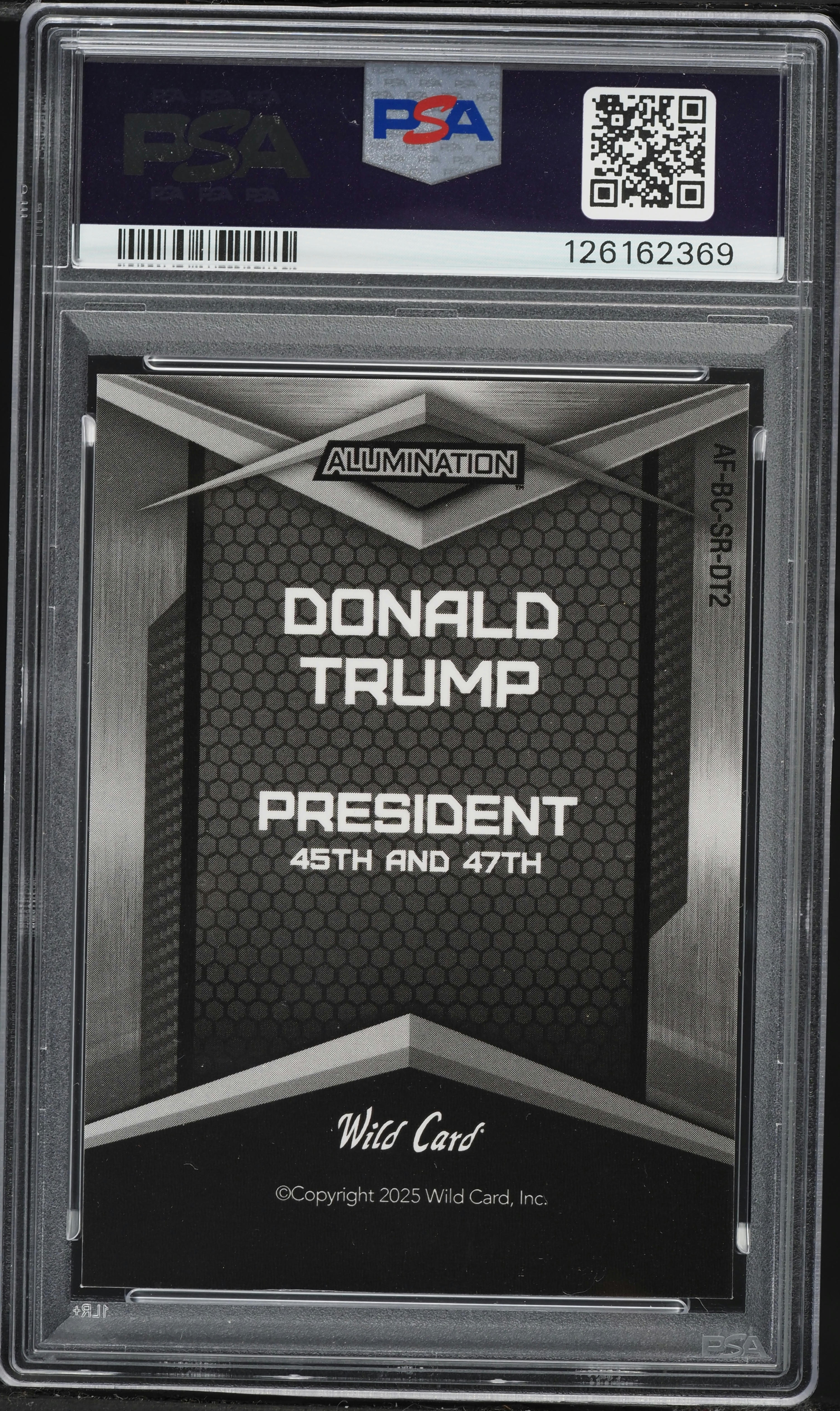 2025 Wild Card Alumination Trump Inauguration Stars American Flag