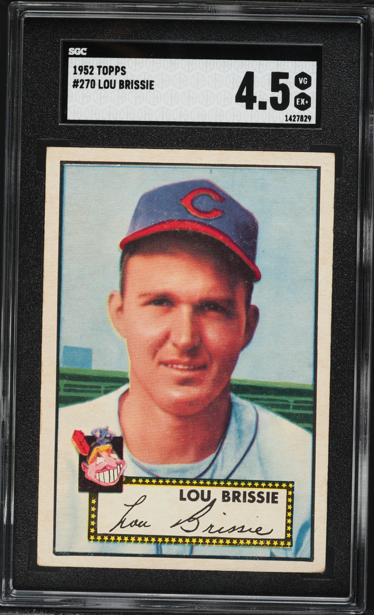 1952 Topps Lou Brissie #270 SGC 4.5 VGEX+