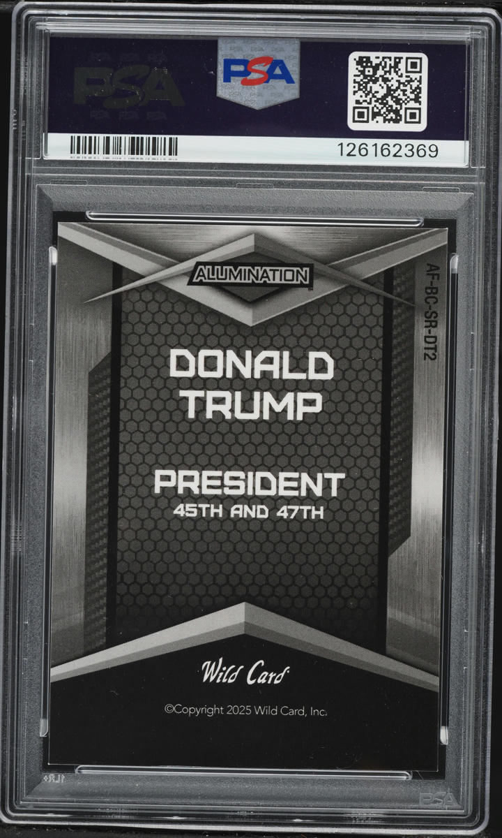 2025 Wild Card Alumination Trump Inauguration Stars American Flag