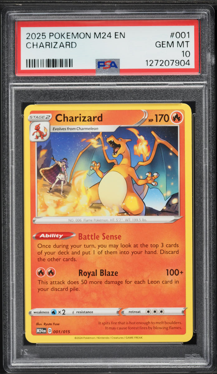 2025 Pokemon McDonald's Collection Charizard #1 PSA 10 GEM MINT on