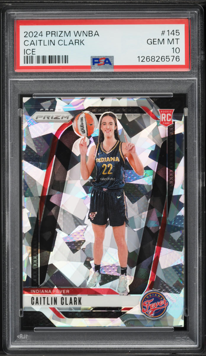 2024 Panini Prizm WNBA Ice Caitlin Clark ROOKIE #145 PSA 10 GEM MINT