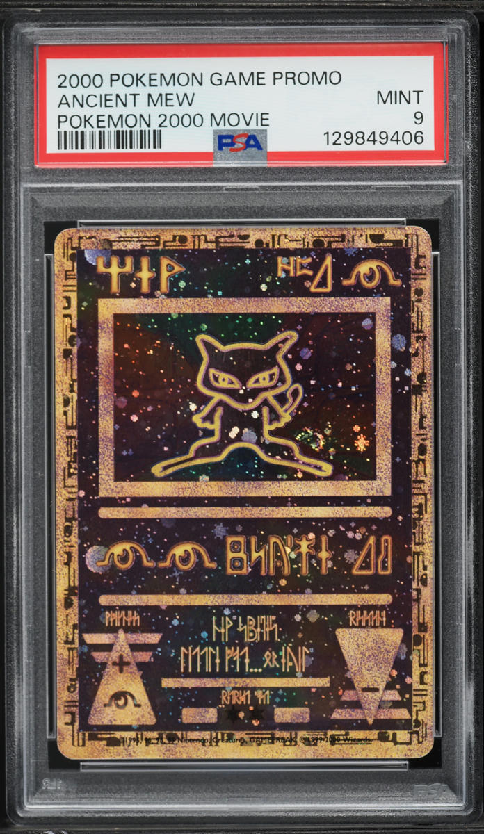 2000 Pokemon Movie Promo Ancient Mew PSA 9 MINT