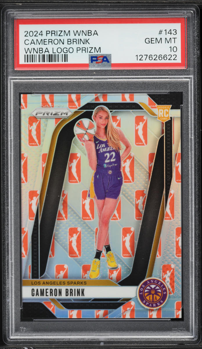 2024 Panini Prizm WNBA Logo Cameron Brink ROOKIE #143 PSA 10 GEM MINT