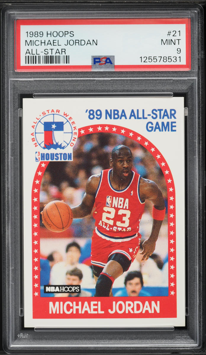 1989 Hoops Michael Jordan All-Star #21 PSA 9 | Card Ladder