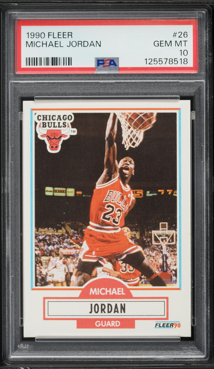 1990 Fleer Basketball Michael Jordan #26 PSA 10 GEM MINT