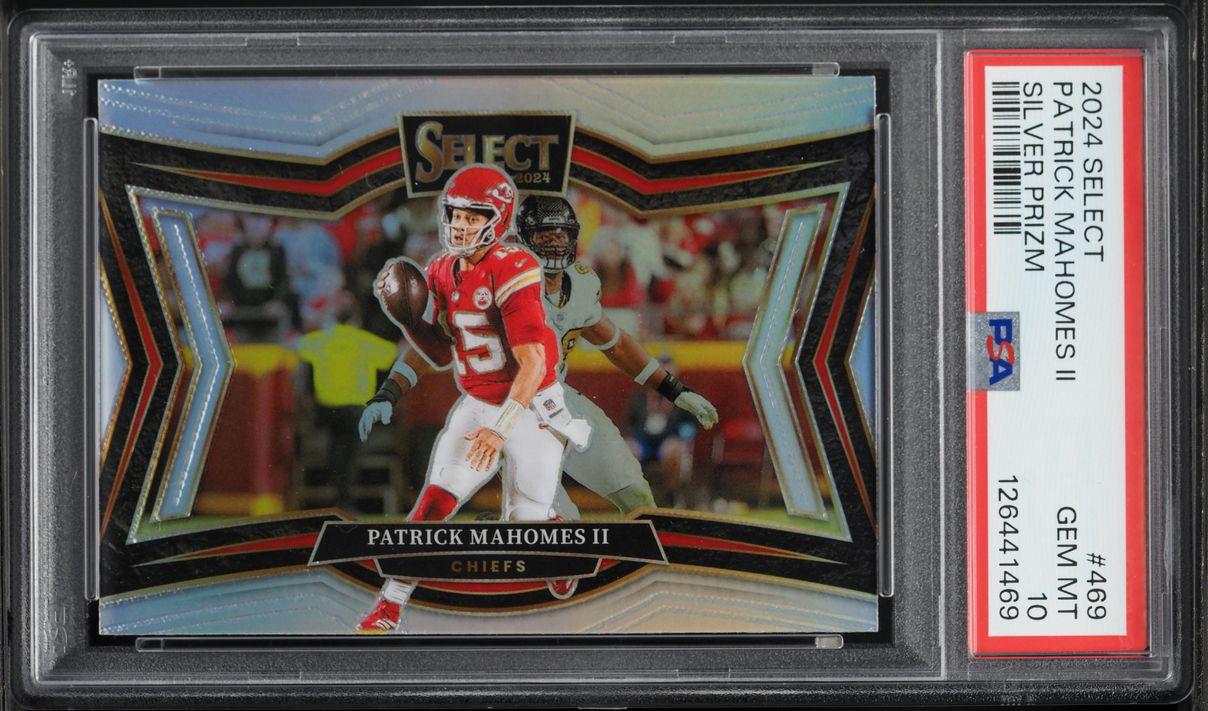 2024 Select Field Level Silver Prizm Patrick Mahomes II #469 PSA 10 GEM MINT