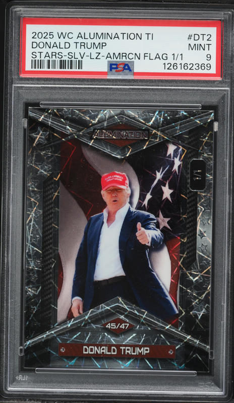2025 Wild Card Alumination Trump Inauguration Stars American Flag