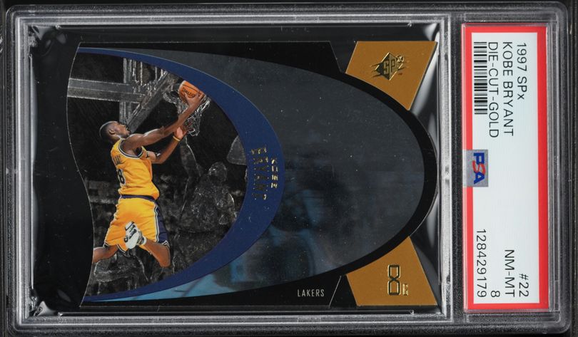 1997 Skybox Premium Golden Touch Die-Cut Kobe Bryant #GT3 BGS 7.5