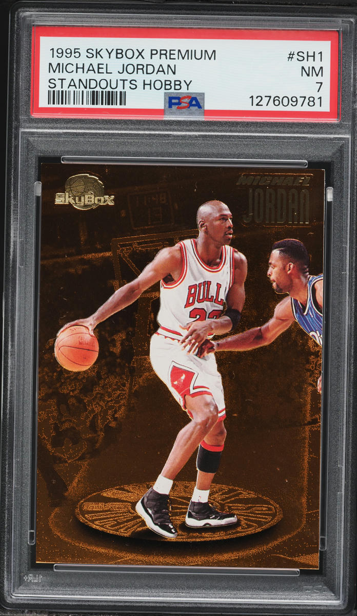1995 Skybox Premium Standouts Hobby Michael Jordan #SH1 PSA 7 NRMT