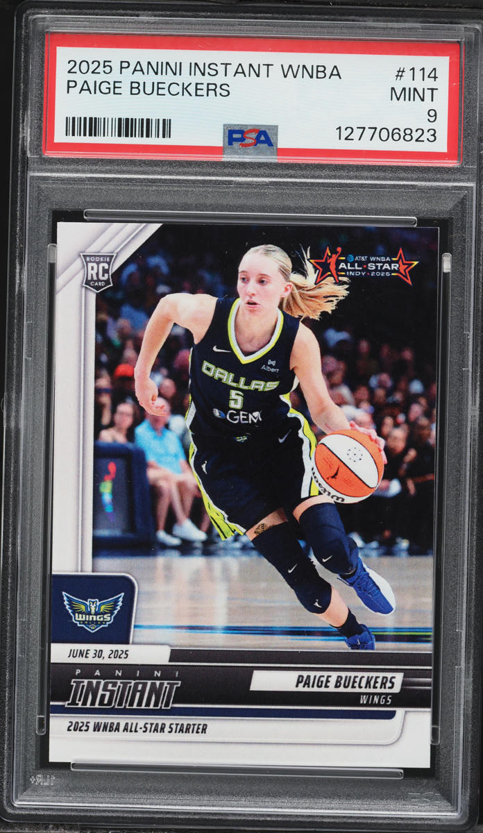 2025 Panini Instant WNBA #14 Paige Bueckers Dallas Wings Rookie Card - PRE-ORDER - View #2