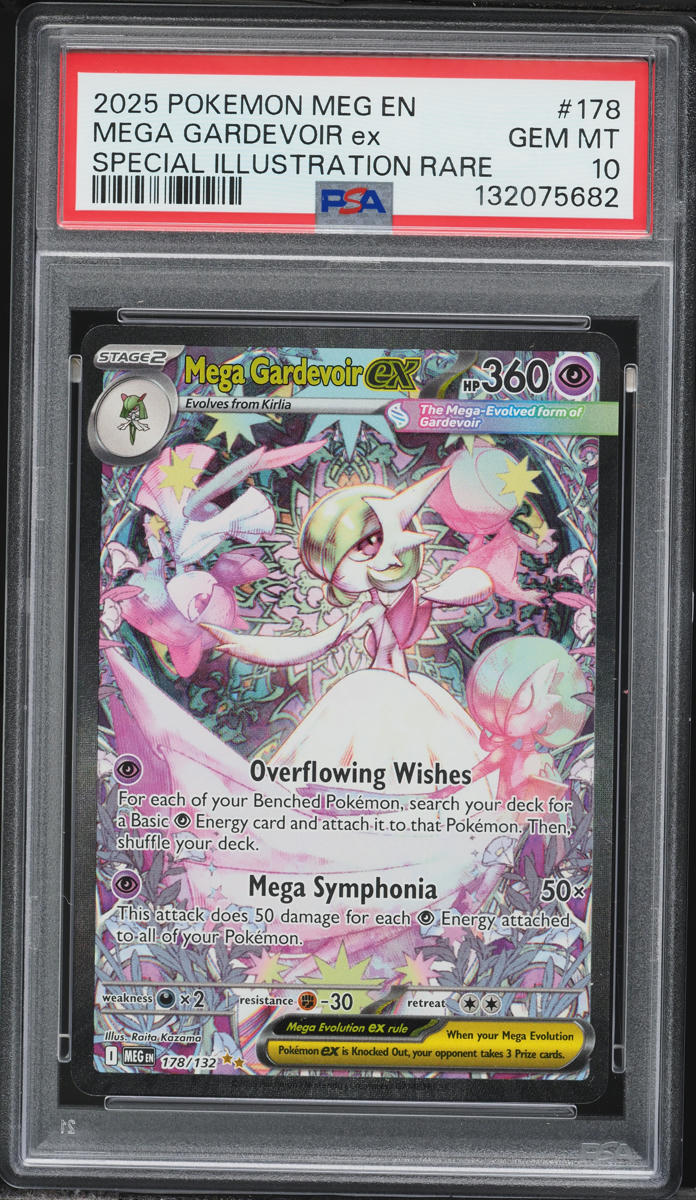 2025 Pokemon Mega Evolution SIR Mega Gardevoir EX #178 PSA 10 GEM MINT