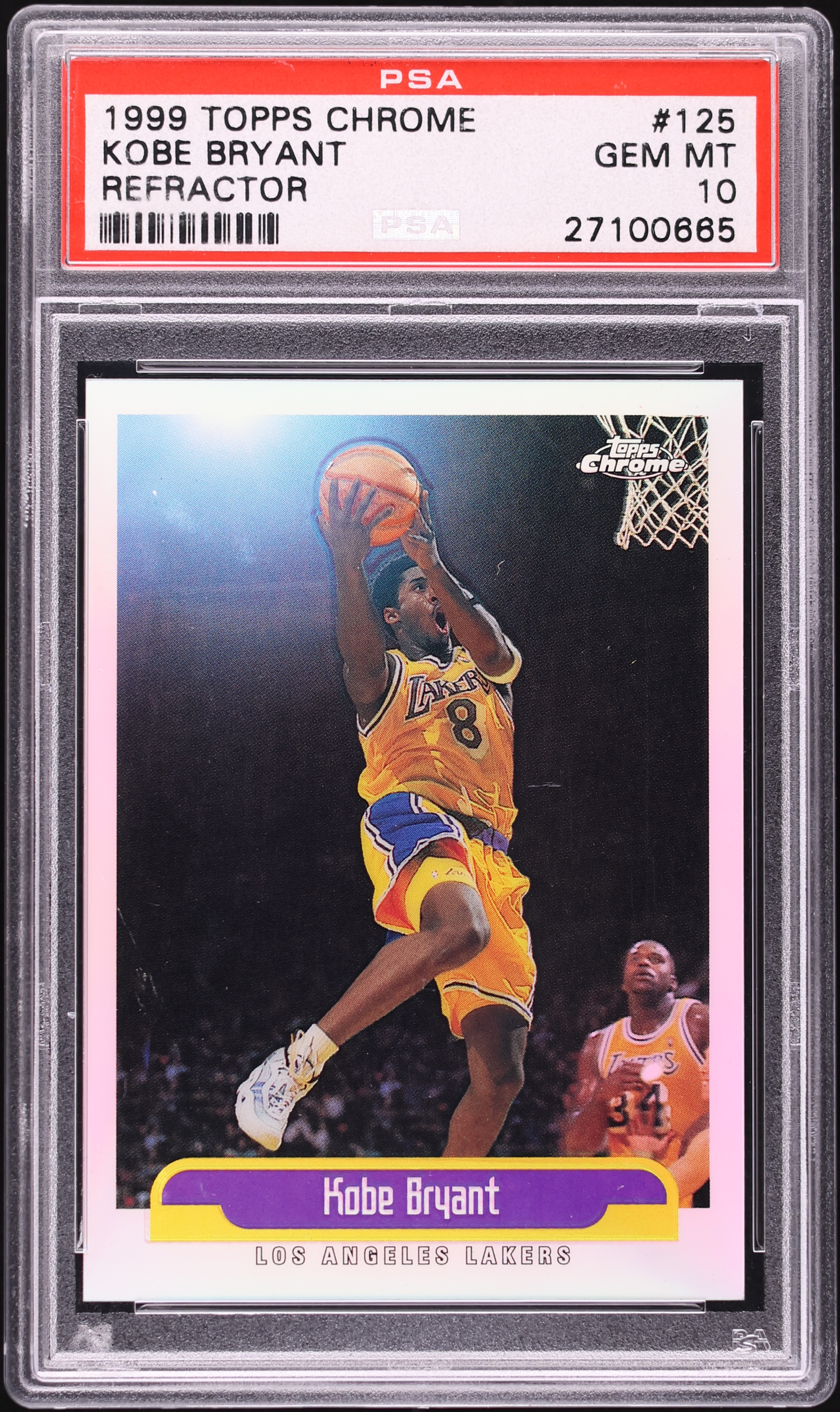 kobe bryant topps chrome rookie
