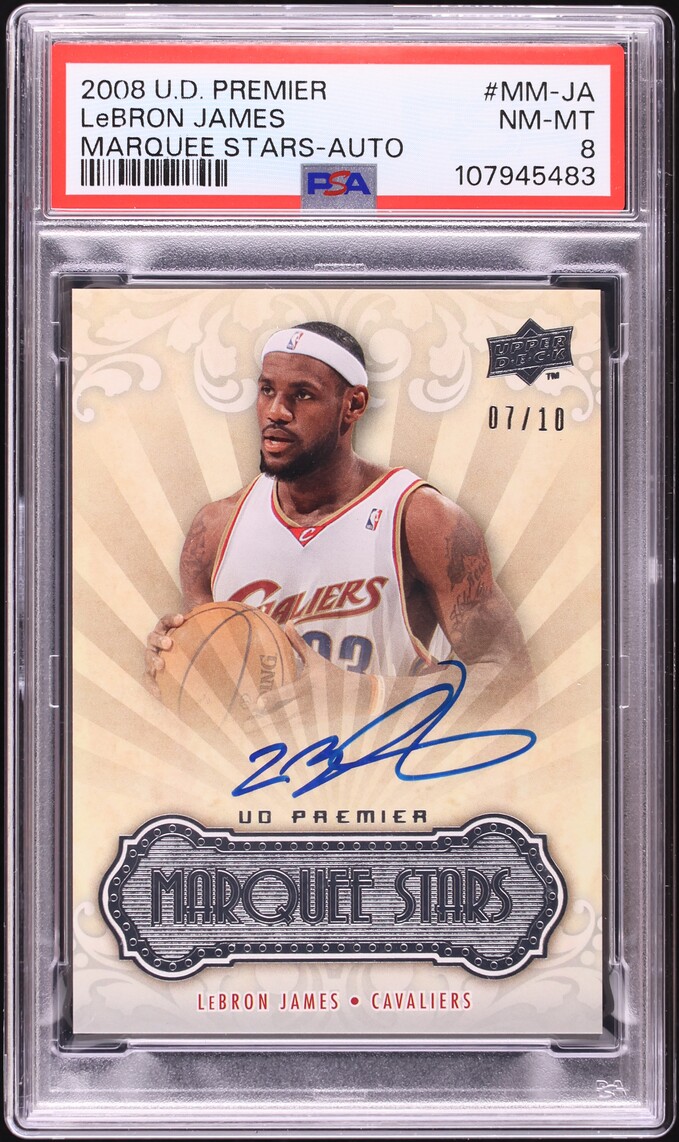 2008 upper deck lebron james