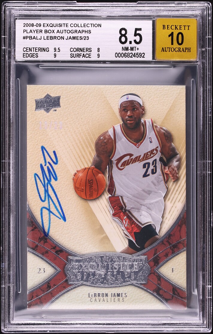 lebron james auto basketball