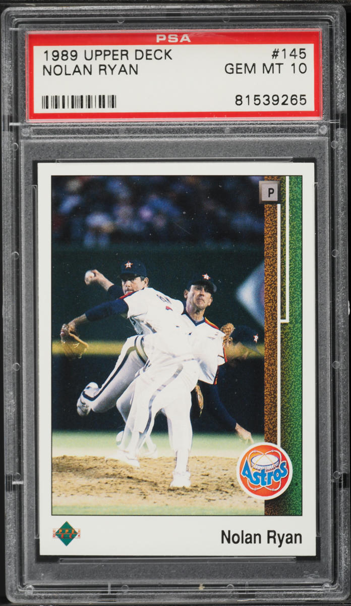 1989 Upper Deck Nolan Ryan #145 PSA 10 GEM MINT