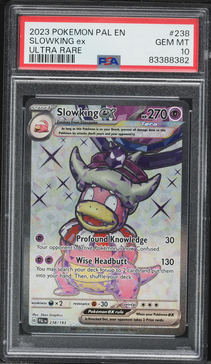 2023 Pokemon Scarlet & Violet Paldea Evolved Full Art Slowking EX #238 PSA 10 GEM MINT
