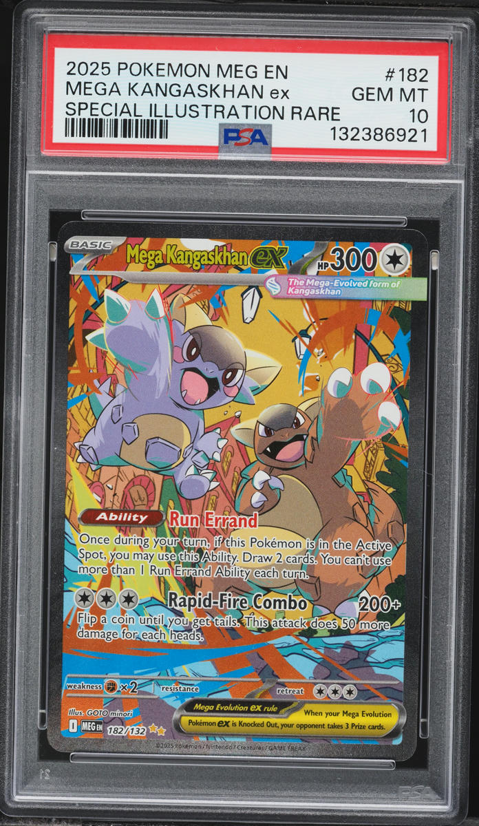 2025 Pokemon Mega Evolution SIR Mega Kangaskhan ex #182 PSA 10 GEM MINT