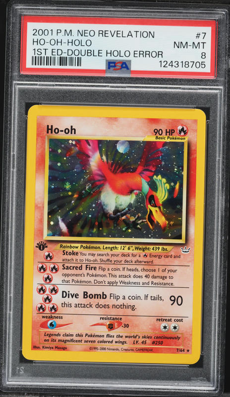 2007 Pokemon POP Series 5 Holo Ho-Oh #1 PSA 7 NRMT on Fanatics Collect