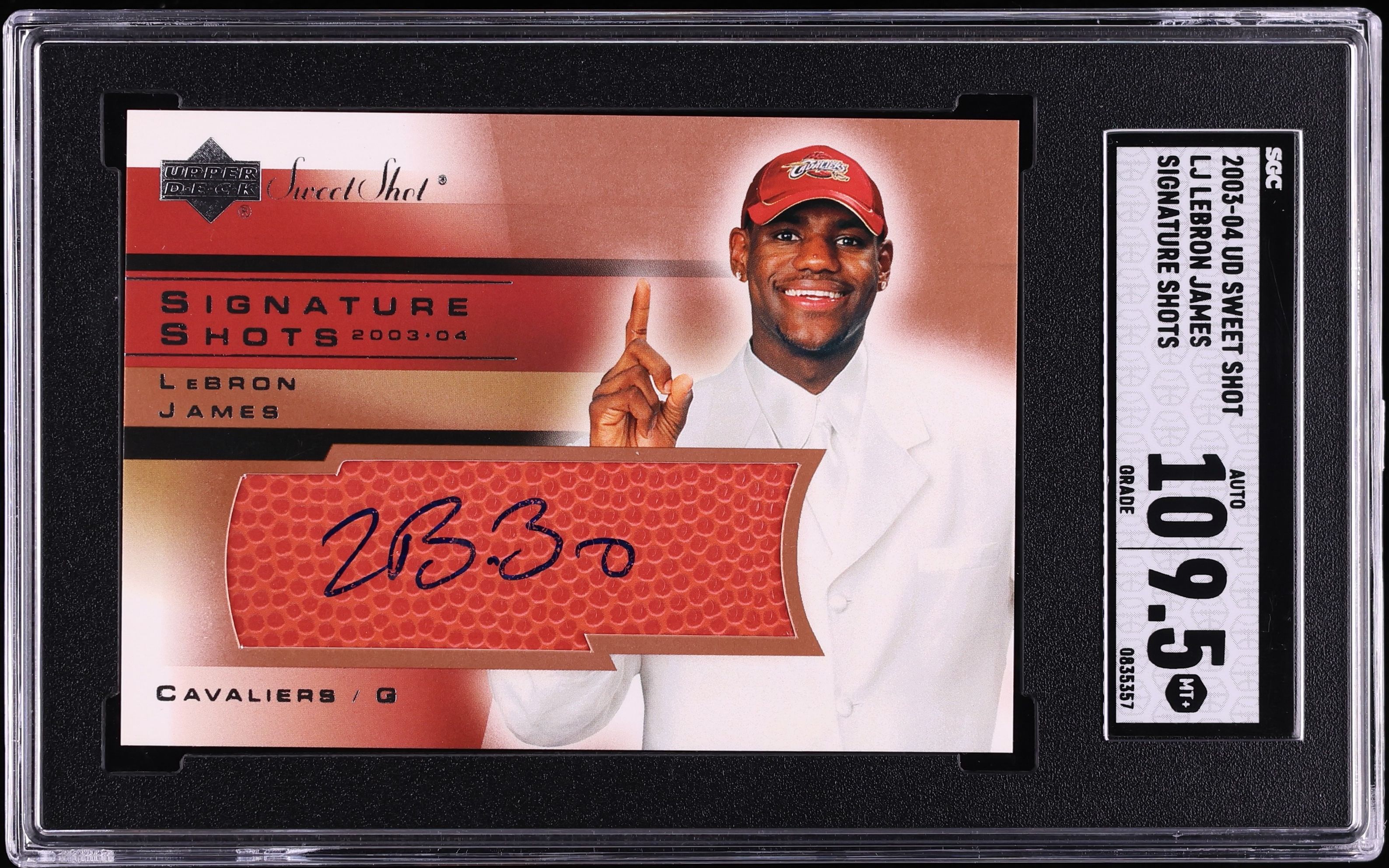 2003 Upper Deck Sweet Shot Signature LeBron James ROOKIE AUTO #LJ