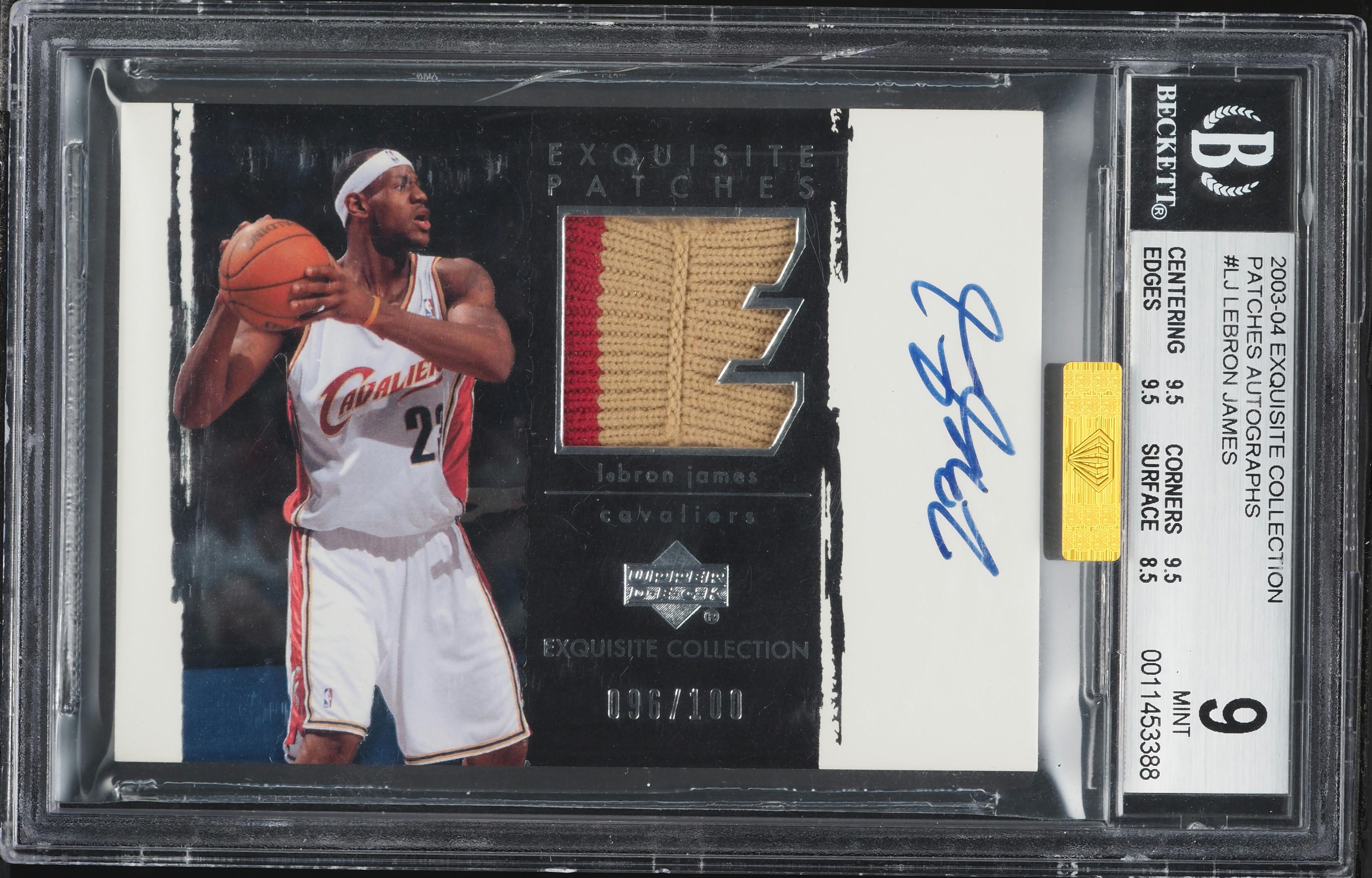 lebron exquisite rookie patch