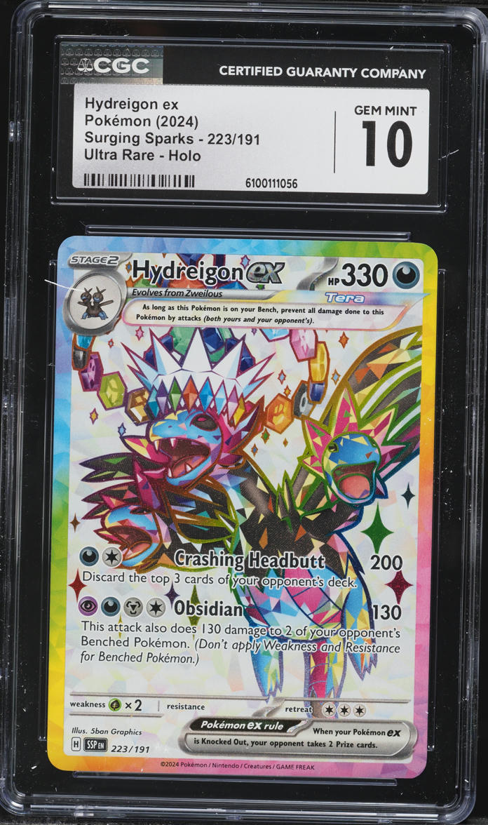 pokemon card hydreigon ex SV8] 124/106〈SR〉 Lightly Played /// Lightly Played FoilCards in Lightly Played (LP) condition may have minor border or corner wear Hydreigon ex SR - Pokemon