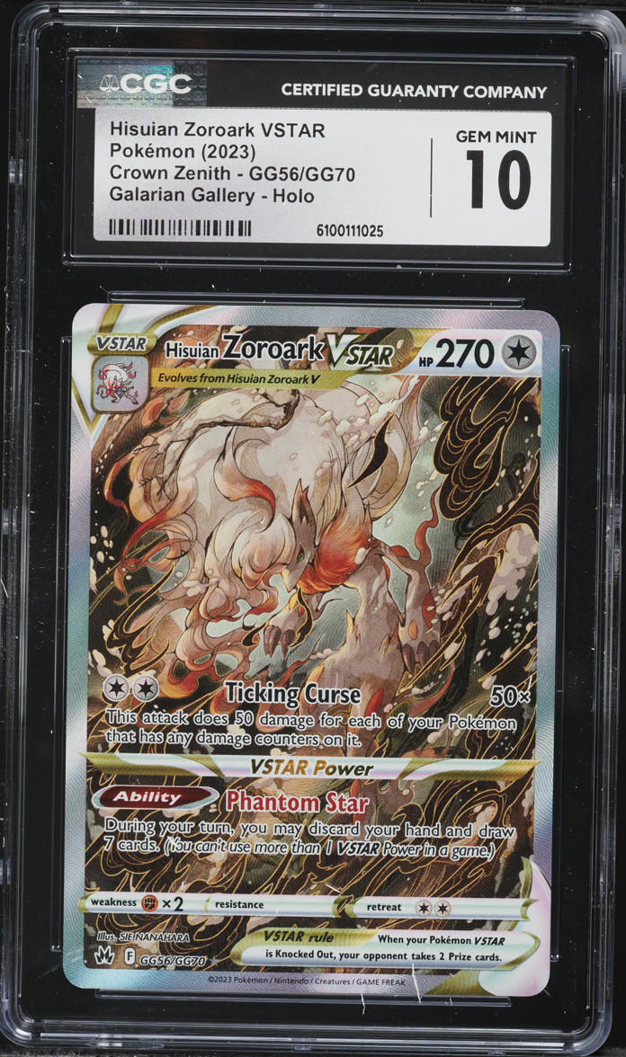 zoroark vstar pokemon card value Hisuian Zoroark VSTAR 147/196 - Lost Origin