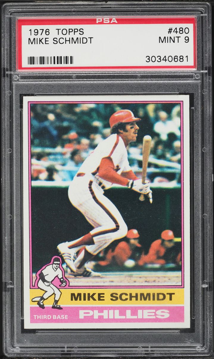 1976 Topps Mike Schmidt #480 PSA 9 MINT