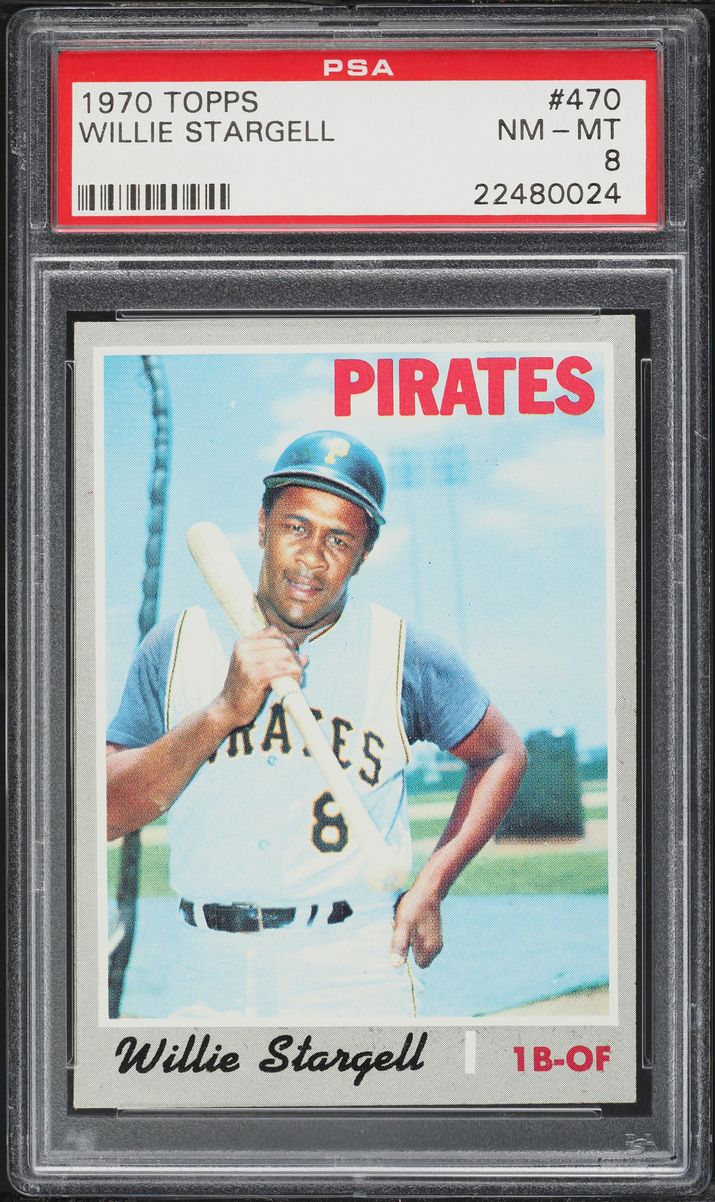 1970 Topps Willie Stargell #470 PSA 8 NM-MT