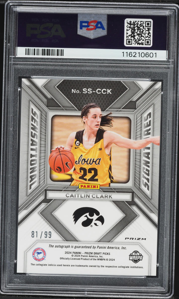 2024 Panini Prizm Draft Sensational Purple Ice Caitlin Clark