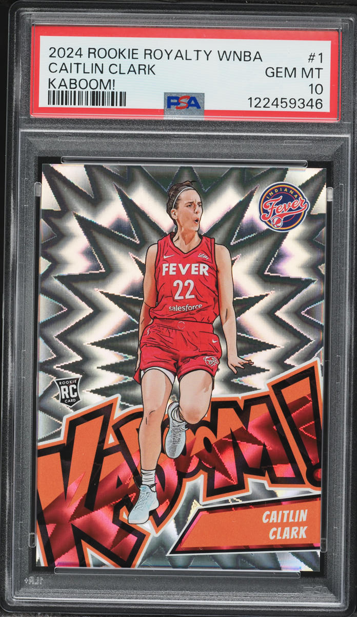 2024 Panini Instant WNBA Rookie Royalty Kaboom! Caitlin Clark ROOKIE #1 PSA 10 GEM MINT