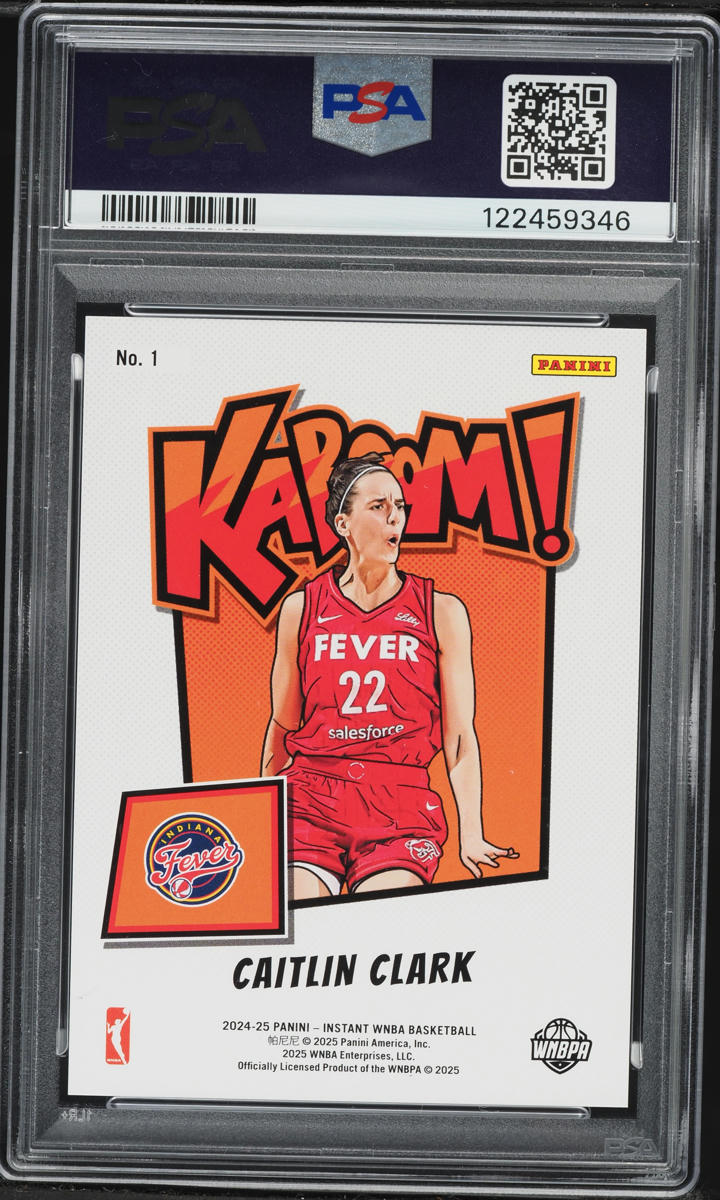 2024 Panini Instant WNBA Rookie Royalty Kaboom! Caitlin Clark ROOKIE #1 PSA 10 GEM MINT