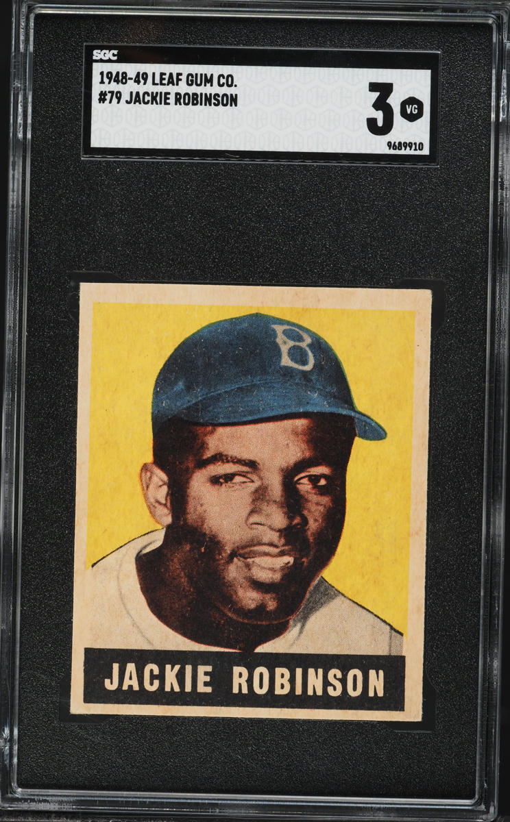 1948 Leaf Jackie Robinson ROOKIE #79 SGC 3 VG