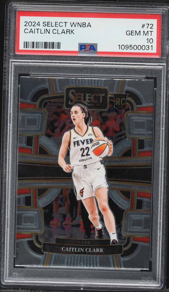 2024 Select WNBA Concourse Caitlin Clark ROOKIE #72 PSA 10 GEM MINT