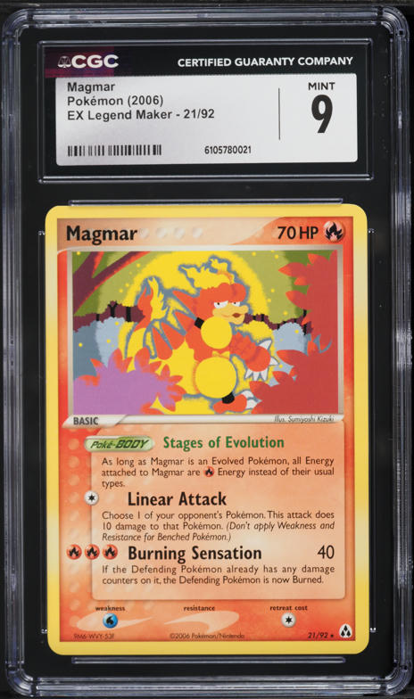 1999 Pokemon Base Set Shadowless 1st Edition Magmar #36 PSA 10 GEM MINT on  Fanatics Collect