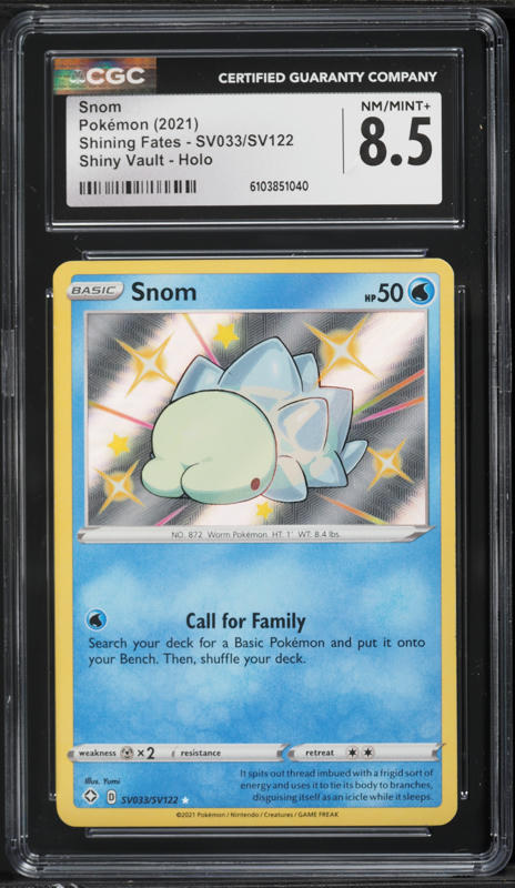 all snom pokemon cards 040/193}Snom (Energy Mirror) The item available is listed in the Title Basic Snom HP 40 Find