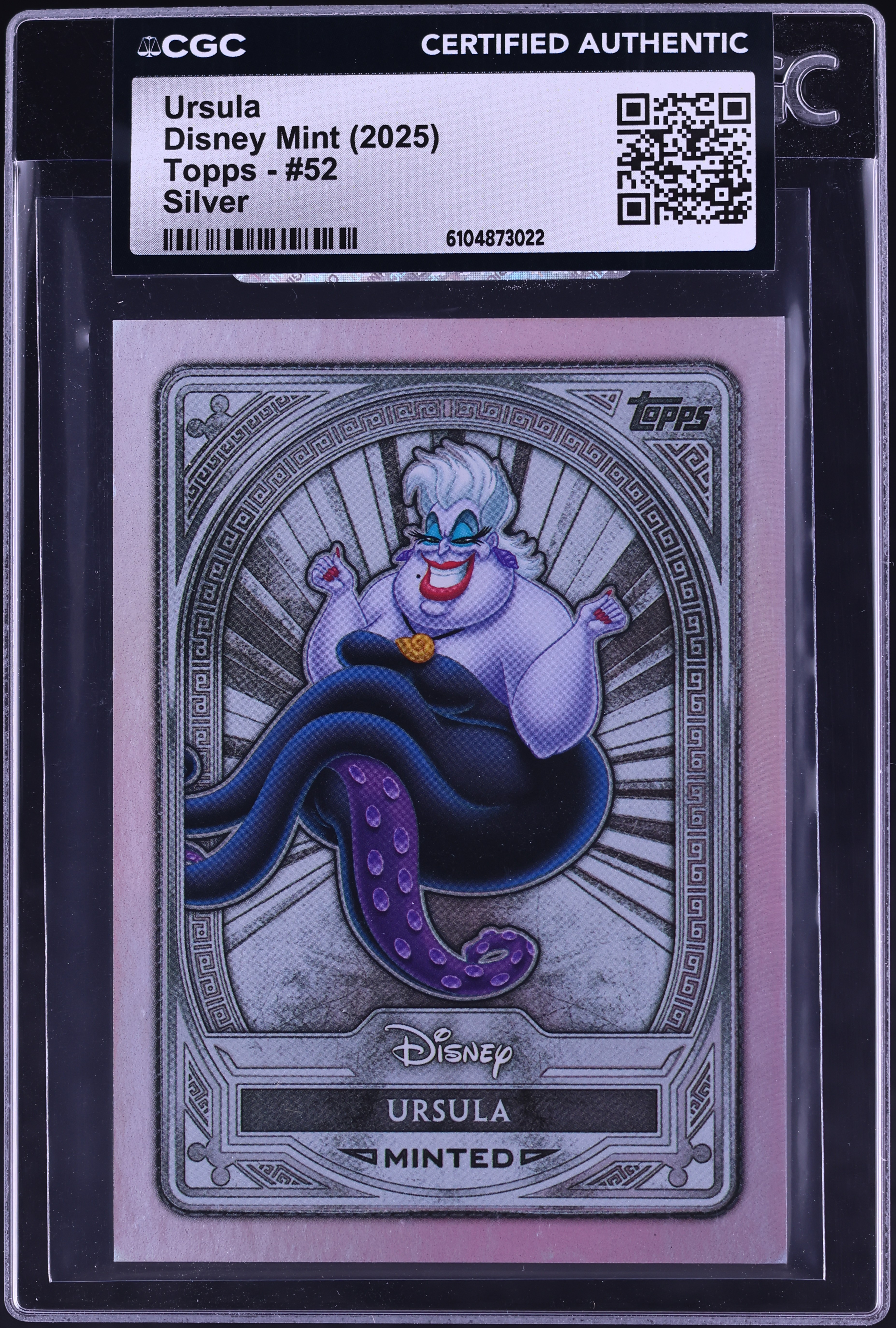 2025 Topps Disney Mint Silver Ursula #52 CGC AUTH on Fanatics Collect