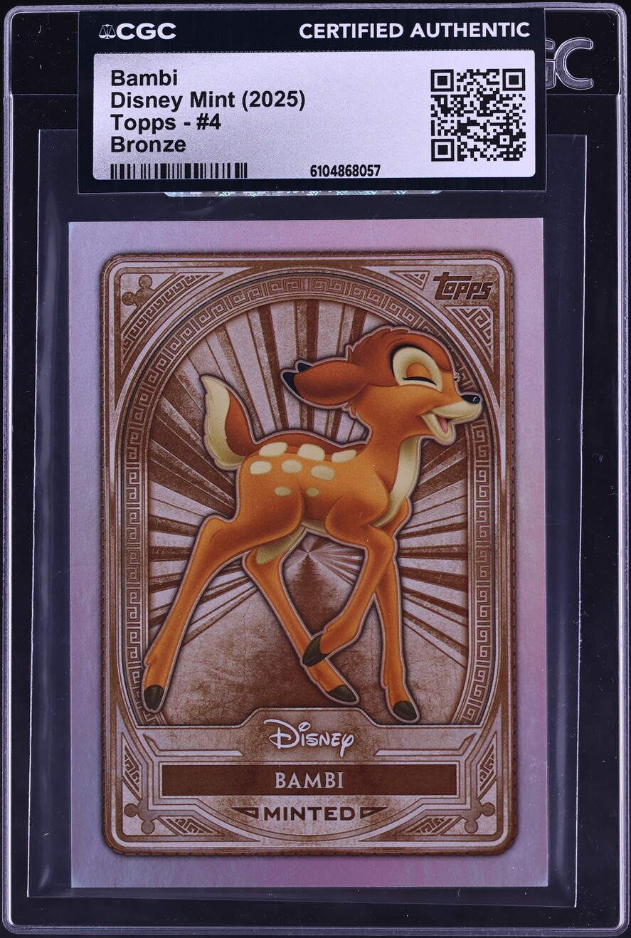 2025 Topps Disney Mint Bronze Bambi #4 CGC AUTH on Fanatics Collect