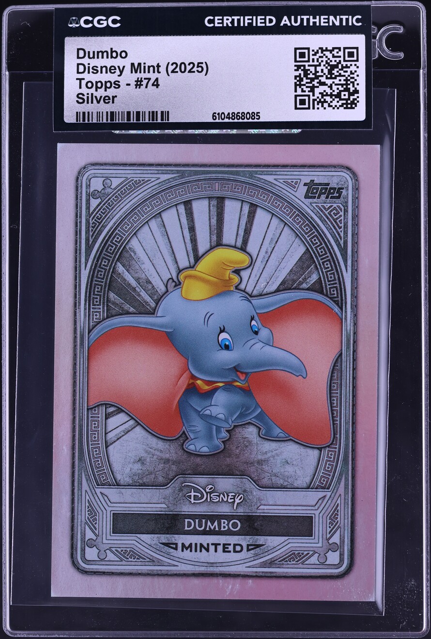 2025 Topps Disney Mint Silver Dumbo #74 CGC AUTH on Fanatics Collect