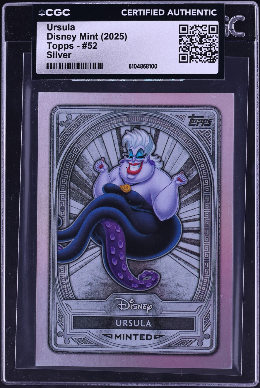 2025 Topps Chrome Disney URSULA /25 【公式通販】