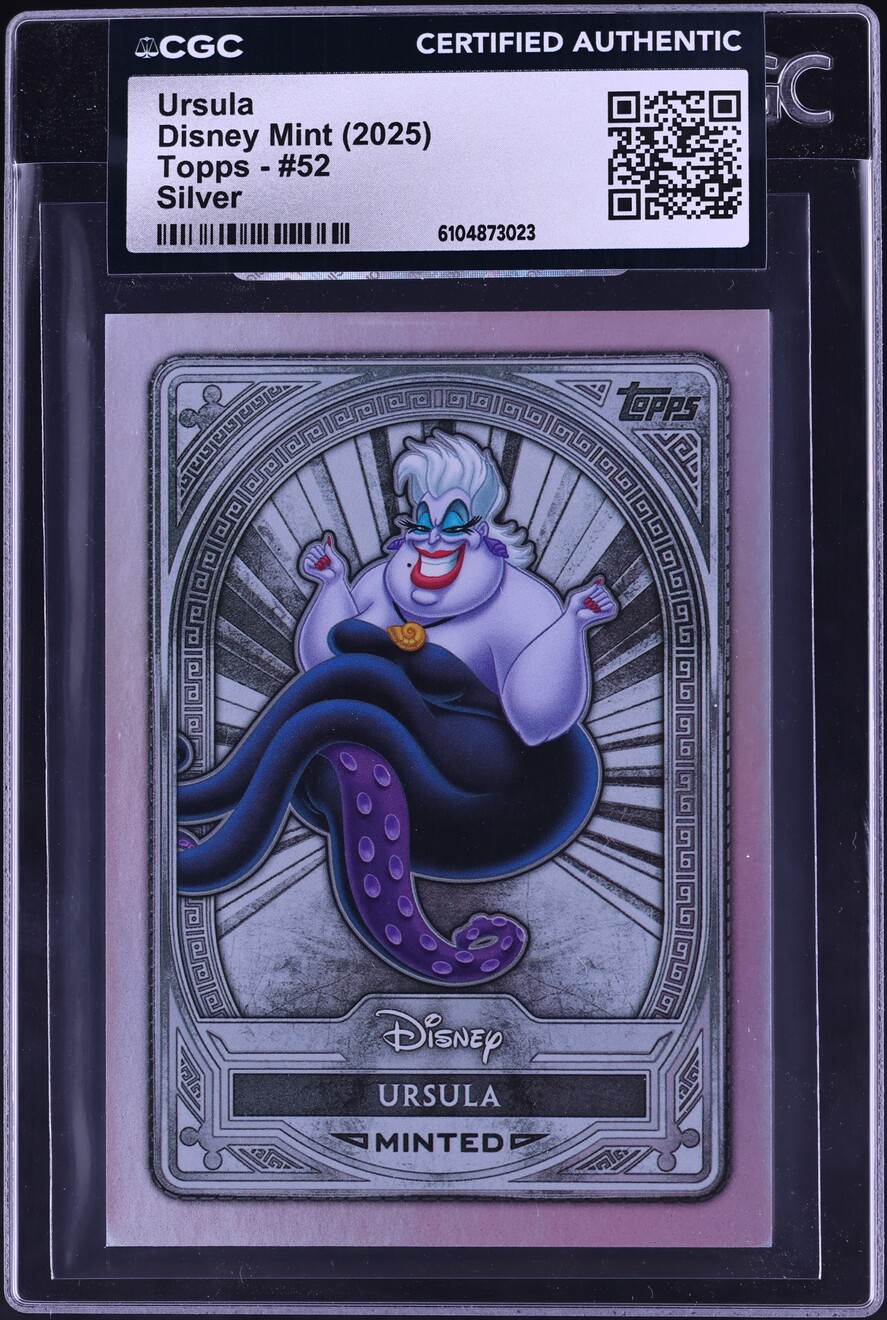 Ursula　ウルスラ 2025 Topps Disney Mint Silver Ursula #52 CGC AUTH on Fanatics Collect