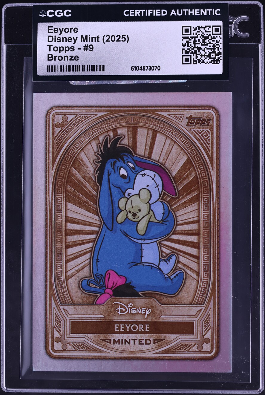 2025 Topps Disney Mint Bronze Eeyore #9 CGC AUTH on Fanatics Collect